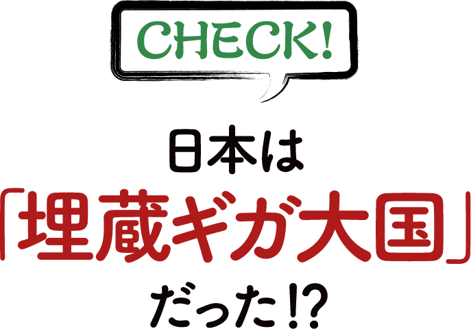 日本は「埋蔵ギガ大国」だった！？